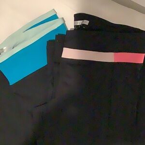 2 for 15.00! Forever 21 Black/Blue & Coral/Peach Yoga Pants Leggings